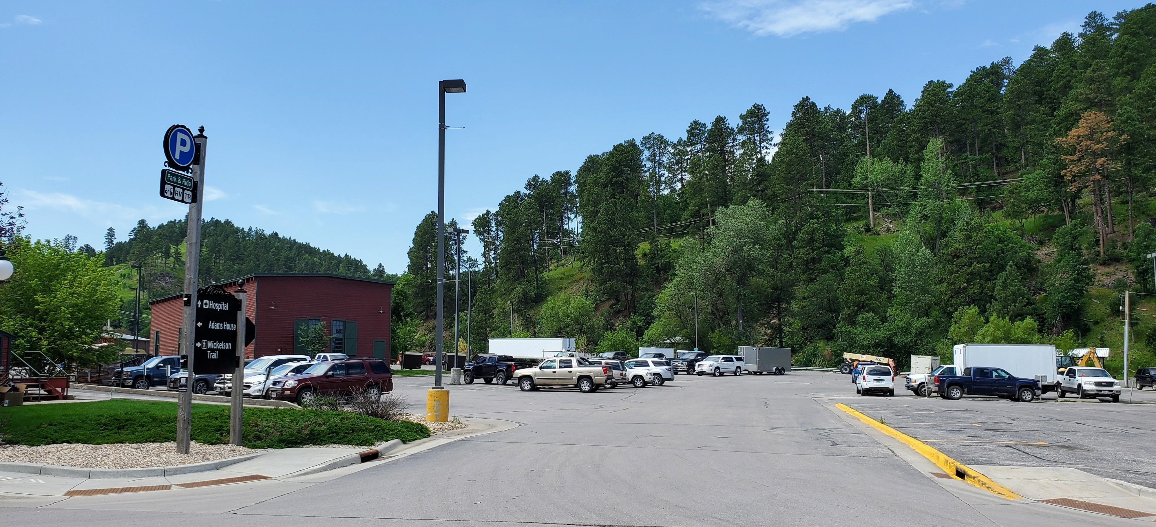 Sherman Street Parking Lot City of Deadwood South Dakota
