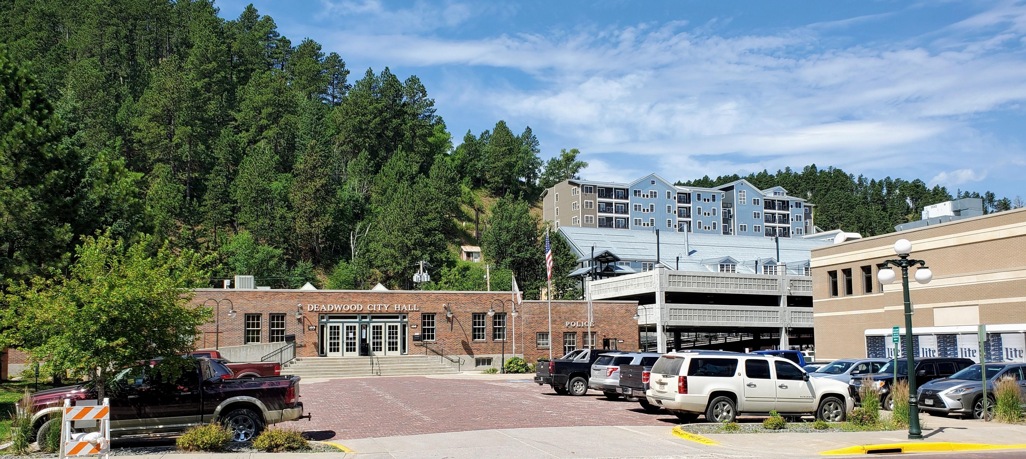 City Hall Parking Lot City of Deadwood South Dakota