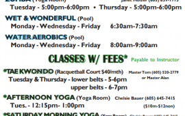 2025 Spring Activities Poster