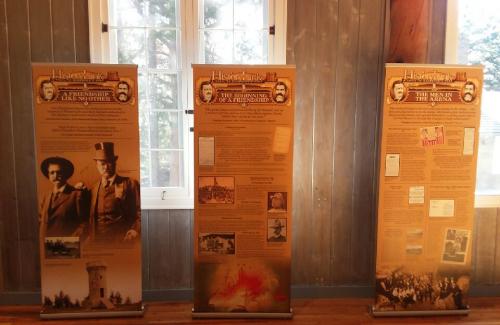 Theodore Roosevelt & Seth Bullock traveling exhibit at the Sculptor's Studio, Mount Rushmore National Memorial