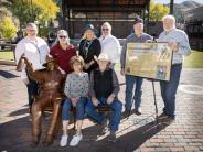 Installation of Calamity Jane Statue