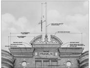 Franklin Pediment Model