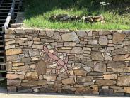 Marvin Leman retaining wall, Denver Avenue