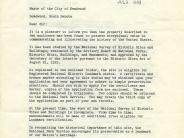 Letter - July 3, 1961 United States Department of the Interior