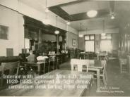 Interior of library 1929