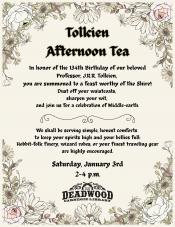 Tolkien Afternoon Tea