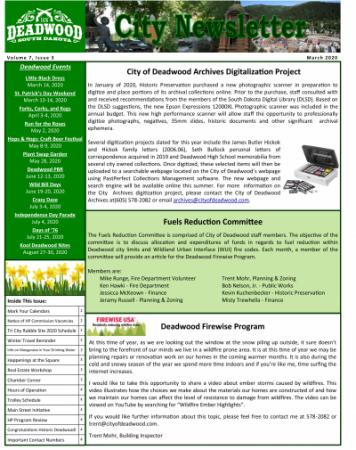 City Newsletter Example