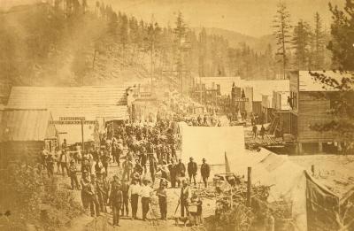 Fourth of July, 1876 Deadwood City mining camp