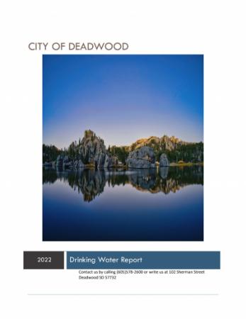 2022 Drinking Water Report Front Page